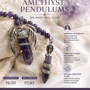 Amethyst pendulams