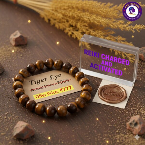 Tiger Eye Bracelet for Focus and Courage
