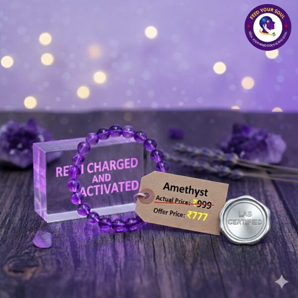 Amethyst Bracelet for Stress Relief