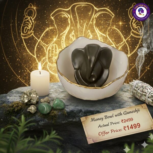 Money Bowl With Ganesh Ji for Wealth Attraction and Abundance