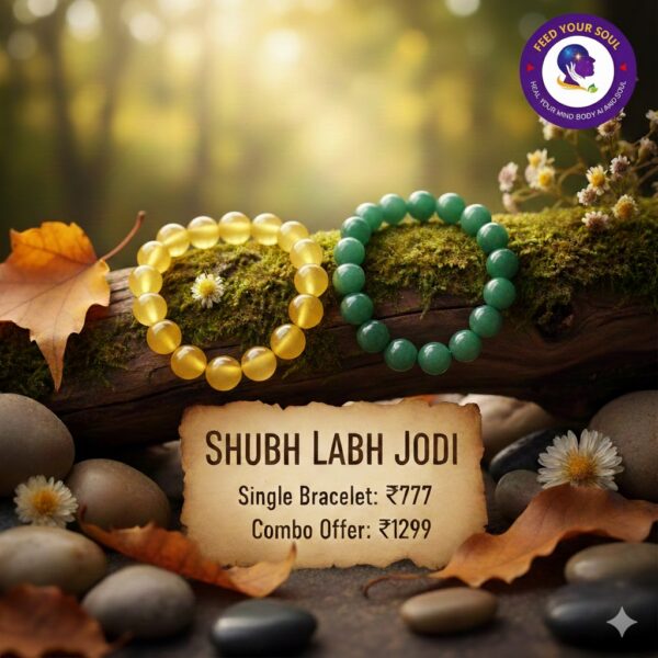 Subh Labh Jodi Bracelet Combo for Positivity and Good Luck