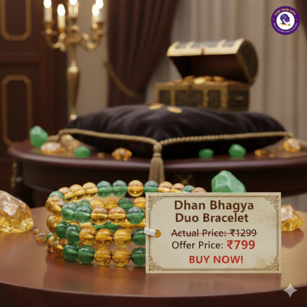Dhan Bhagya Duo Bracelet for Attracting Prosperity and Success